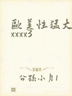 欧美性猛大交乱xxxx3封面