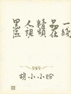 黑人精品一区二区视频在线观看