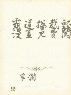 霸道总裁轻点爱漫画免费阅读下拉式