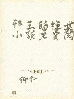 邪王的绝世毒妃小说免费阅读