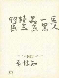 99精品一区二区三区黑人