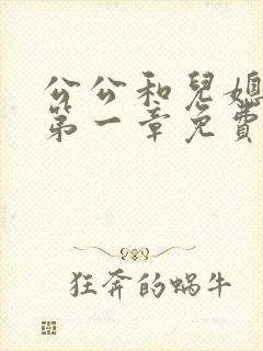 公公和儿媳小说第一章免费阅读封面