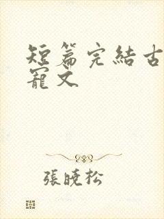 短篇完结古言甜宠文封面