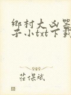 乡村大凶器龙傻子小txt下载封面