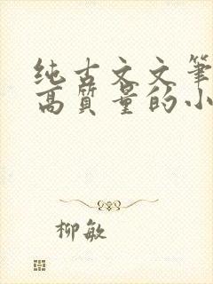 纯古文文笔好的高质量的小说封面