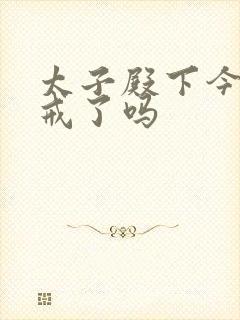 太子殿下今天破戒了吗