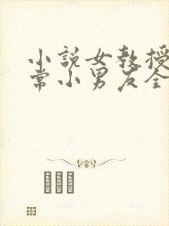 小说女教授的日常小男友全文阅读