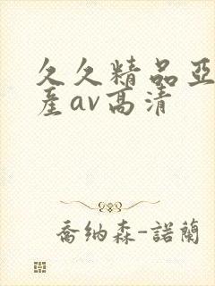 久久精品亚洲国产av高清