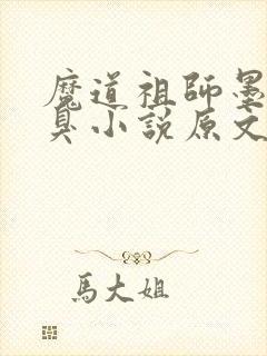 魔道祖师墨香铜臭小说原文免费阅读