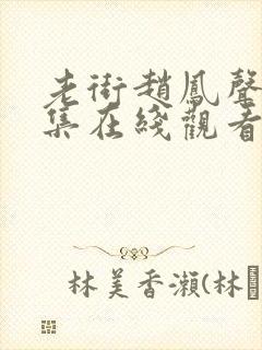 老街赵凤声20集在线观看