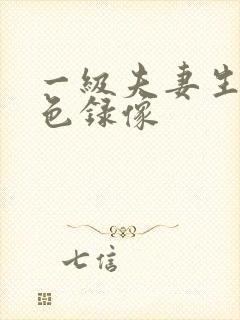 一级夫妻生活黄色录像