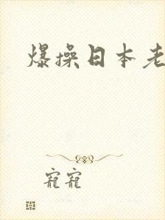 爆操日本老熟女封面