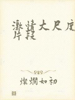 激情大尺度床戏片段