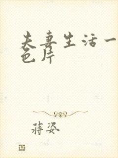 夫妻生活一级黄色片