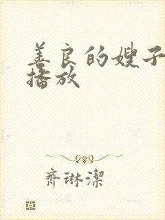 善良的嫂子高清播放封面