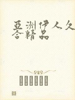 亚洲伊人久久综合精品封面