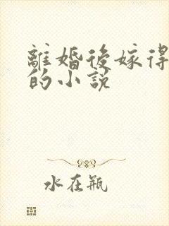 离婚后嫁得更好的小说