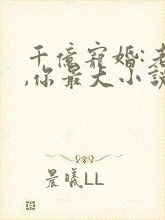 千亿宠婚:老婆,你最大小说封面