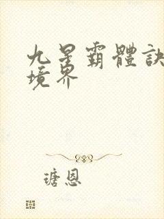 九星霸体诀龙尘境界