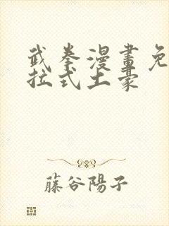 武拳漫画免费下拉式土豪