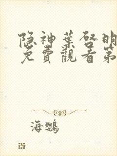 隐神叶启明短剧免费观看第80集