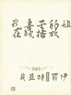 我妻子的姐姐3在线播放