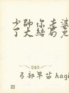 少帅你老婆又跑了大结局免费观看