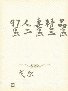 97人妻精品一区二区三区软件