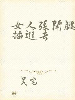 女人张开腿男人插进去