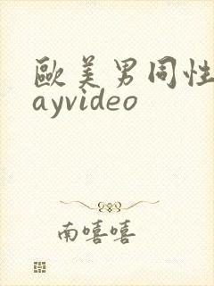 欧美男同性恋gayvideo