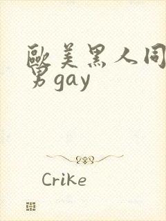 欧美黑人同性男男gay