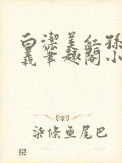 白洁美红孙倩高义笔趣阁小说下载