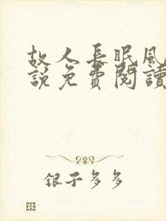 故人长眠风雪小说免费阅读无弹窗