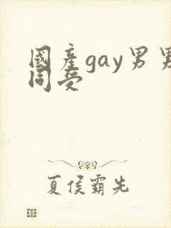 国产gay男男同受