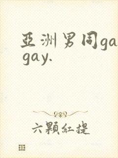 亚洲男同gay gay.