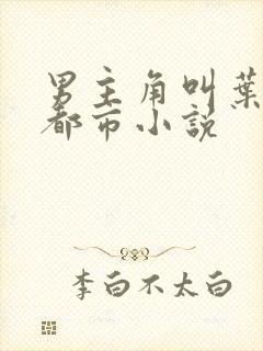 男主角叫叶楚的都市小说