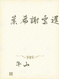 叶希谢云迟晚梨