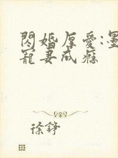 闪婚厚爱:墨少宠妻成瘾