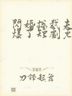 闪婚总裁夫人又爆了短剧免费观看全