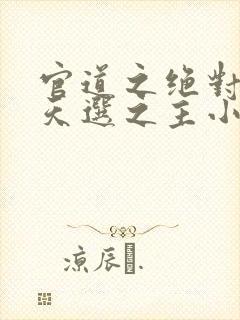 官道之绝对权力天选之主小说无弹窗