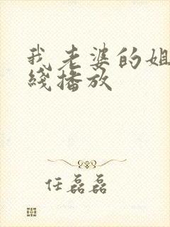 我老婆的姐姐在线播放