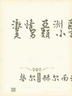 激情 亚洲 欧美 另类 小说,