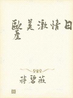 欧美激情日韩国产