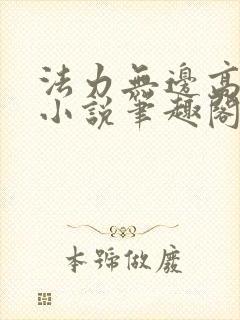 法力无边高大仙小说笔趣阁
