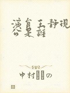 演员王静现任老公是谁