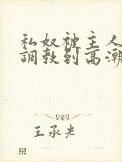 私奴被主人玩弄调教到高潮视频