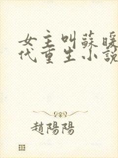 女主叫苏暖的古代重生小说