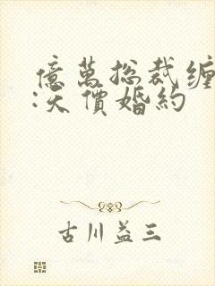 亿万总裁缠上我:天价婚约