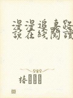 漫漫追妻路 小说在线阅读