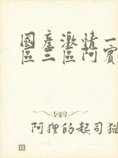 国产激情一区二区三区阿宾